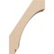 Ekena Millwork 5-inch W x 8-inch D x 12-inch H Imperial Rough Cedar Woodgrain TimberThane Knee Brace, Primed BRCUR05X08X12IMPRCPR - alternate 3